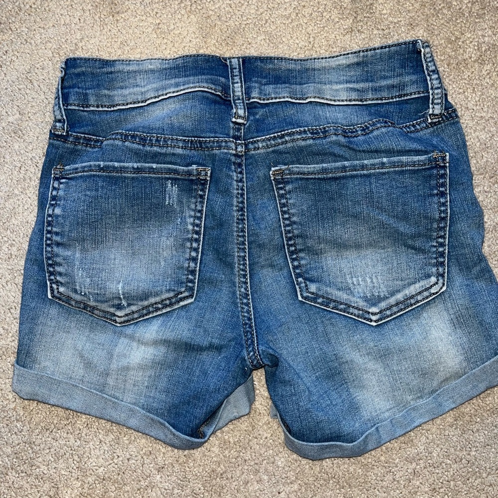 Ripped Jean Shorts - Picture 2 of 4